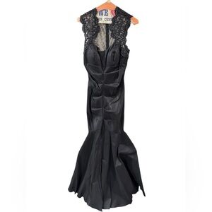 Xscape Black Lace‎ Mermaid Evening Gown